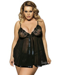 Women's Lace Nightgown | Plus Size Sleepwear Dress S–6XL