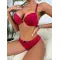 Women's Push-Up Lingerie Set – Backless Front-Closure Bra