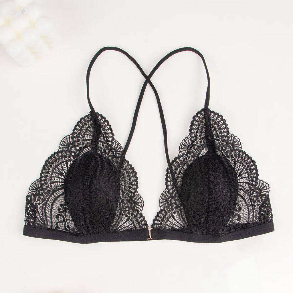 Women's Sexy Black Lingerie Set – Soft, Alluring Bra & Panty | Sizes S–XL