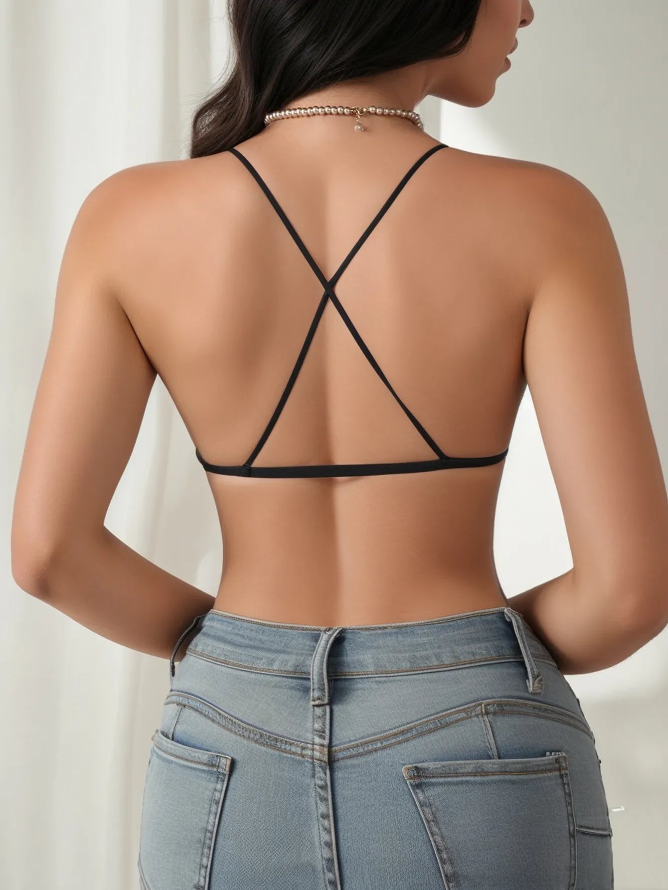 Women's Sexy Black Lingerie Set – Soft, Alluring Bra & Panty | Sizes S–XL