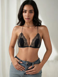 Women's Sexy Black Lingerie Set – Soft, Alluring Bra & Panty | Sizes S–XL