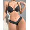 Women's Push-Up Lingerie Set – Backless Front-Closure Bra