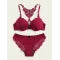 Women's Push-Up Lingerie Set – Backless Front-Closure Bra